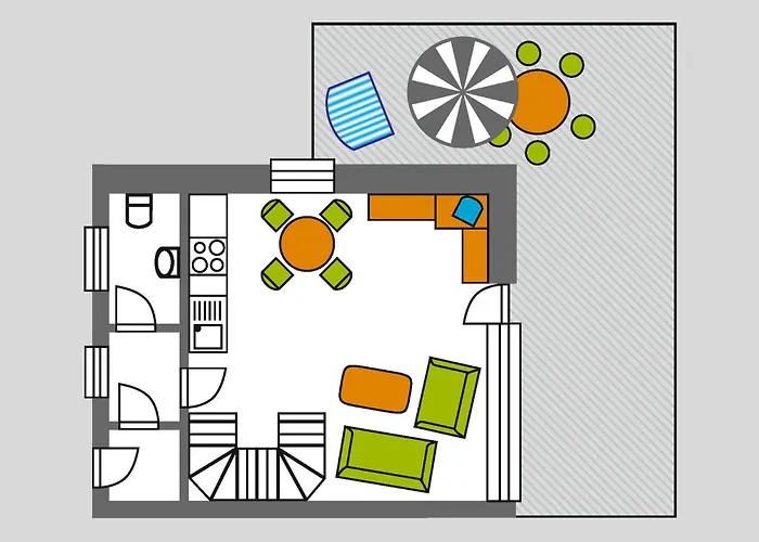 Semesterbostad Roter Apfel Boldixum